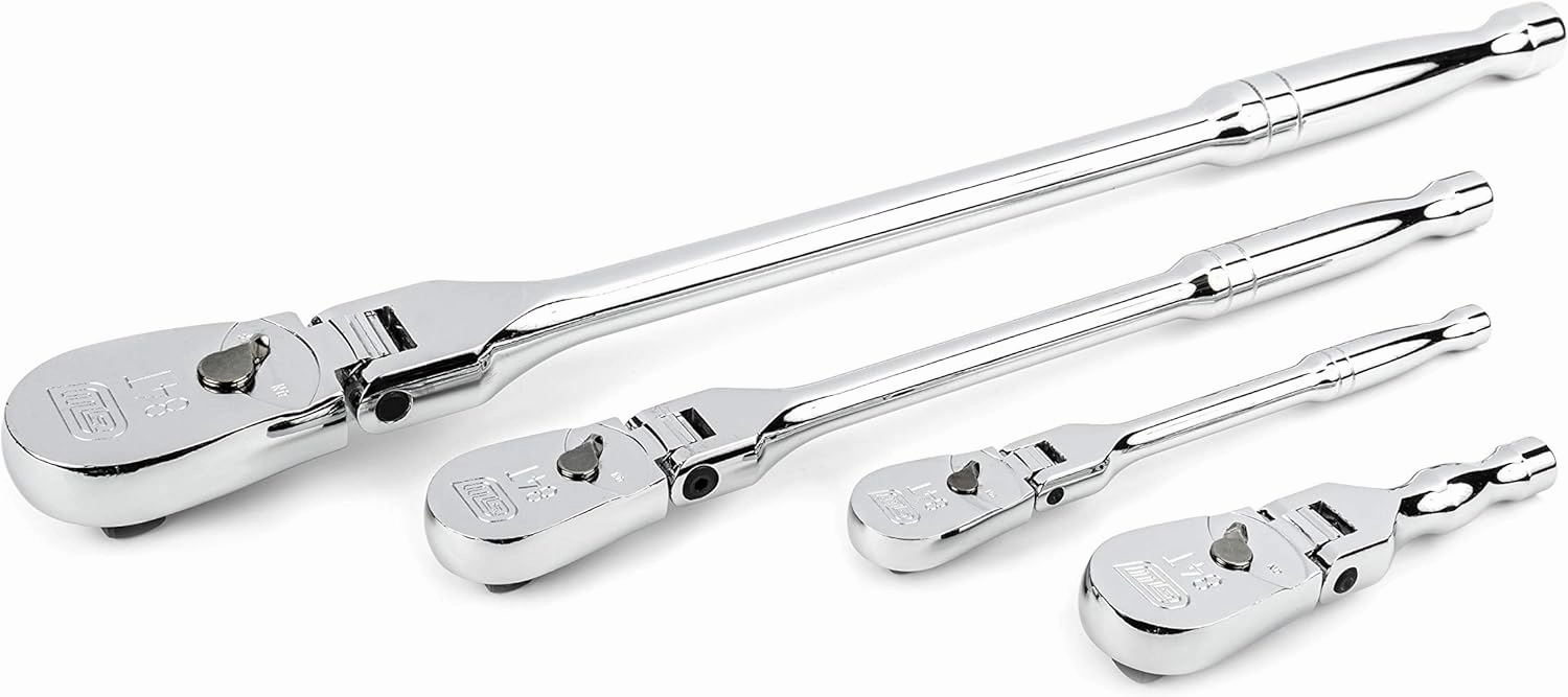 GEARWRENCH 4 Pc. Flex Handle RATCHET SET, 84T - 81230A-07
