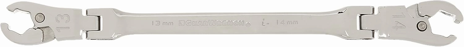GEARWRENCH Ratcheting Flex Head Flare Nut Metric Wrench Set 6 Pc. - 89101D