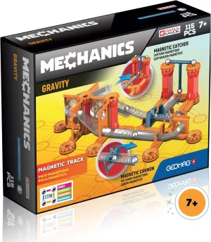 Geomag Magnetic Toys | Mechanics Gravity Track | Kids STEM Marble Run Building Toy | Magnetic Motion | Educational Game | Swiss-Made | Age 7  115 Piece