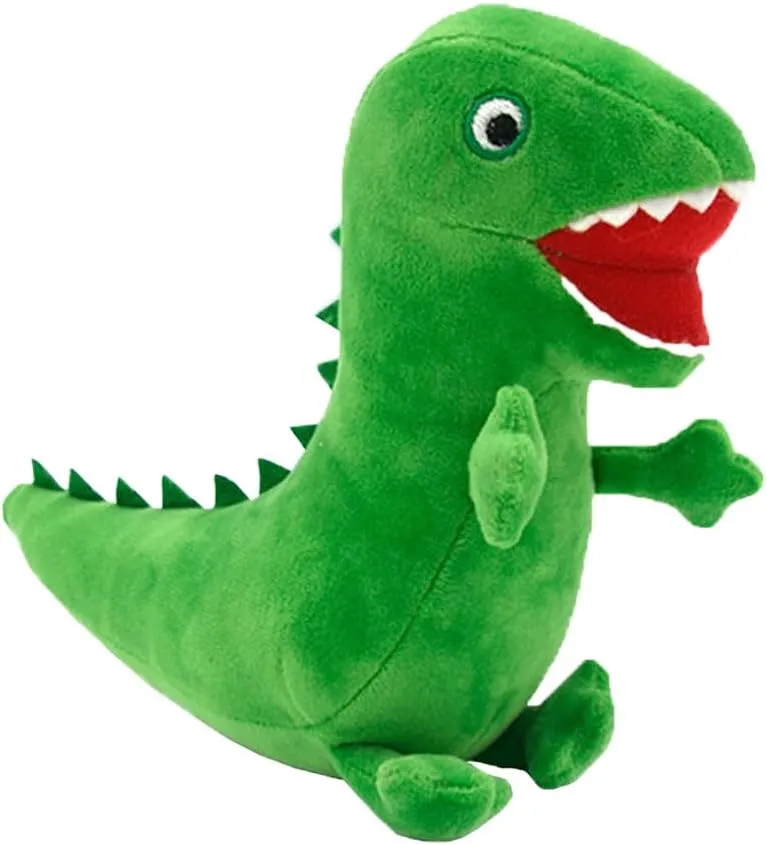 George Dinosaur Plush Stuffed Cartoon Dinosaur Doll Toys, Dinosaur Stuffed Animal 12” (Green)