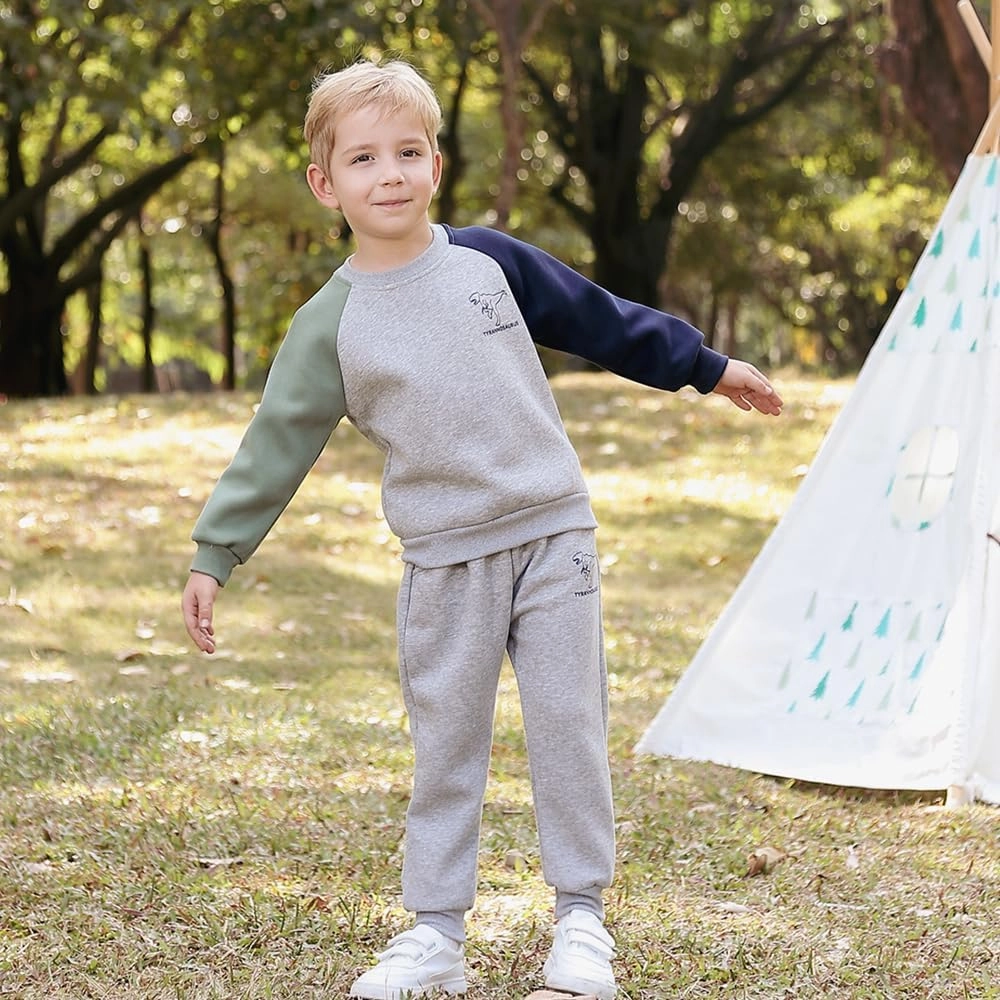 GFQLONG Toddler Baby Boy Fall Winter Sweatshirt Outfit Clothes Long Sleeve Pullover Tops Joggers Pants Set