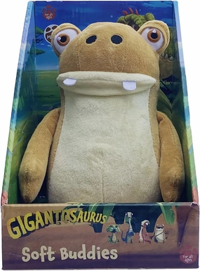 Gigantosaurus: 10" Dinosaur Soft Plush - Mazu - Tan & Green Huggable Dino, Soft Texture Stuffed Toy, TV Series Character, Toddler & Kids Ages 1 