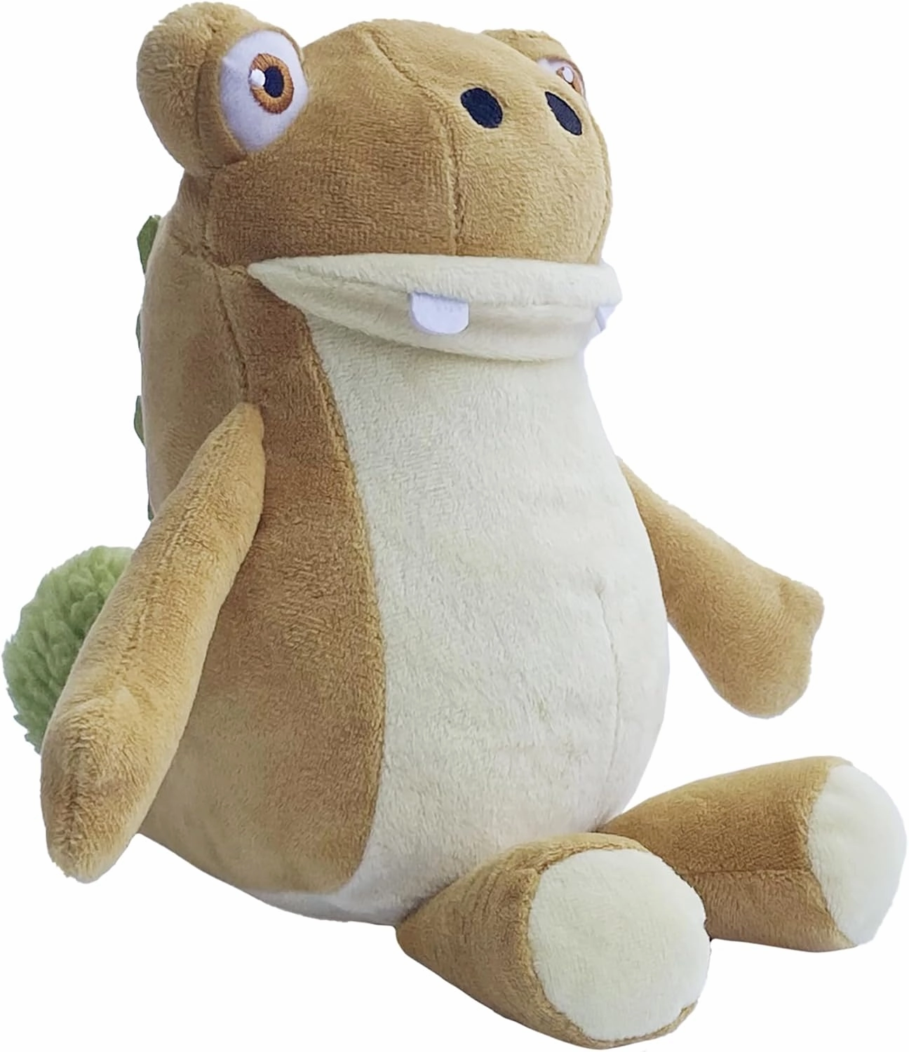 Gigantosaurus: 10" Dinosaur Soft Plush - Mazu - Tan & Green Huggable Dino, Soft Texture Stuffed Toy, TV Series Character, Toddler & Kids Ages 1 