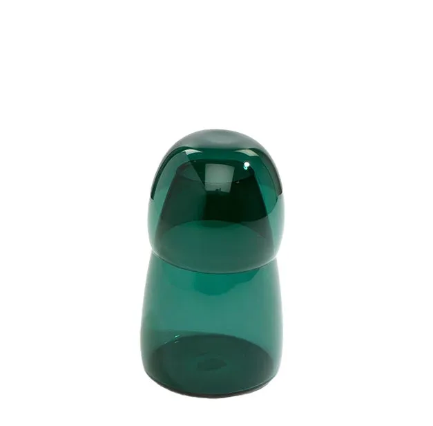 Glass Pebble Carafe   Glass | Teal
