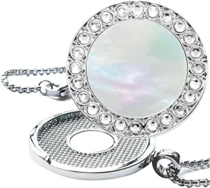 Golf Ball Marker Necklace, Pearl Crystal Ball Marker, Golf Accessories, Golf Gifts, Golf Ball Markers for Women