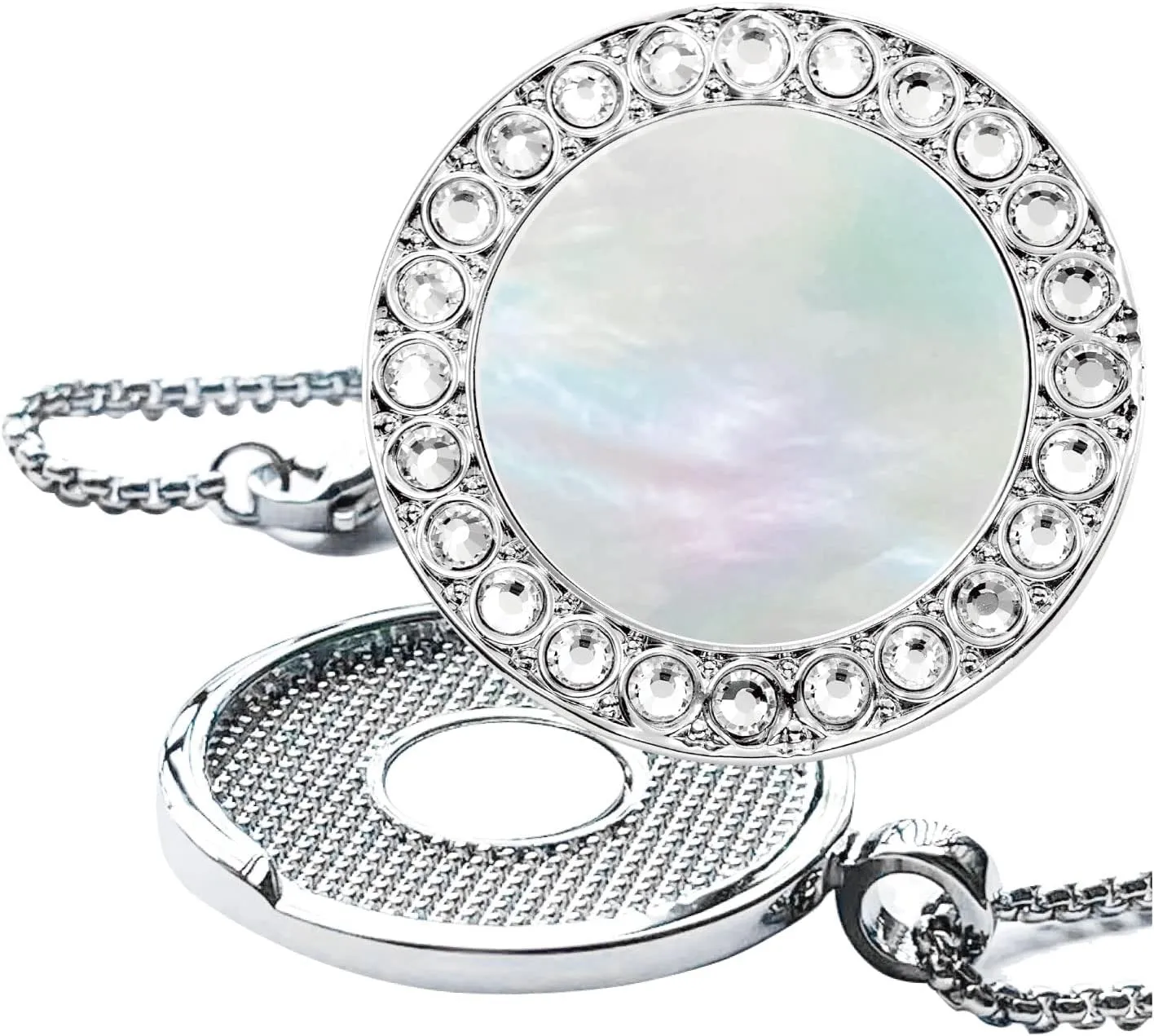 Golf Ball Marker Necklace, Pearl Crystal Ball Marker, Golf Accessories, Golf Gifts, Golf Ball Markers for Women
