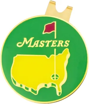 Golf Ball Marker with Magnetic Hat Clip, Masters, Premium Golf Accessories & Funny Golf Gifts for Men Women Golfers