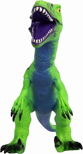 Goliath Wow in The World Soft Jumbo Velociraptor | Kids Play Dinosaur | Learning Through Play | Includes Dinosaur Toy and Fun Fact Card