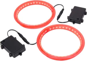 GoSports Cornhole Light Up LED Ring Kit 2pc Set - Red, White or Blue - Compatible with All Cornhole Games