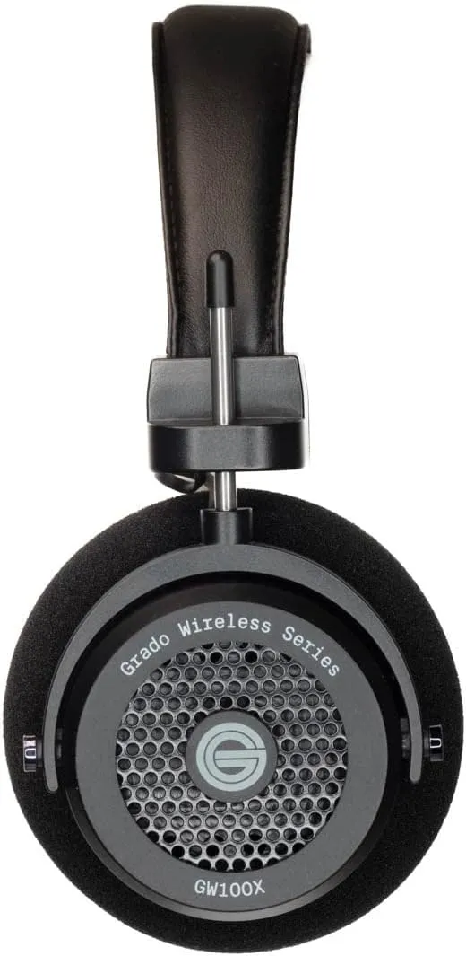 GRADO GW100x Wireless Open-Back Headphones – Bluetooth 5.2, 40-Hour Battery, 44mm Drivers – Audiophile Over-Ear Headphones with Mic – Lightweight, Retro Design – for Home, Studio & Travel
