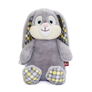 Grey Clovis Brampton personalised bunny rabbit teddy