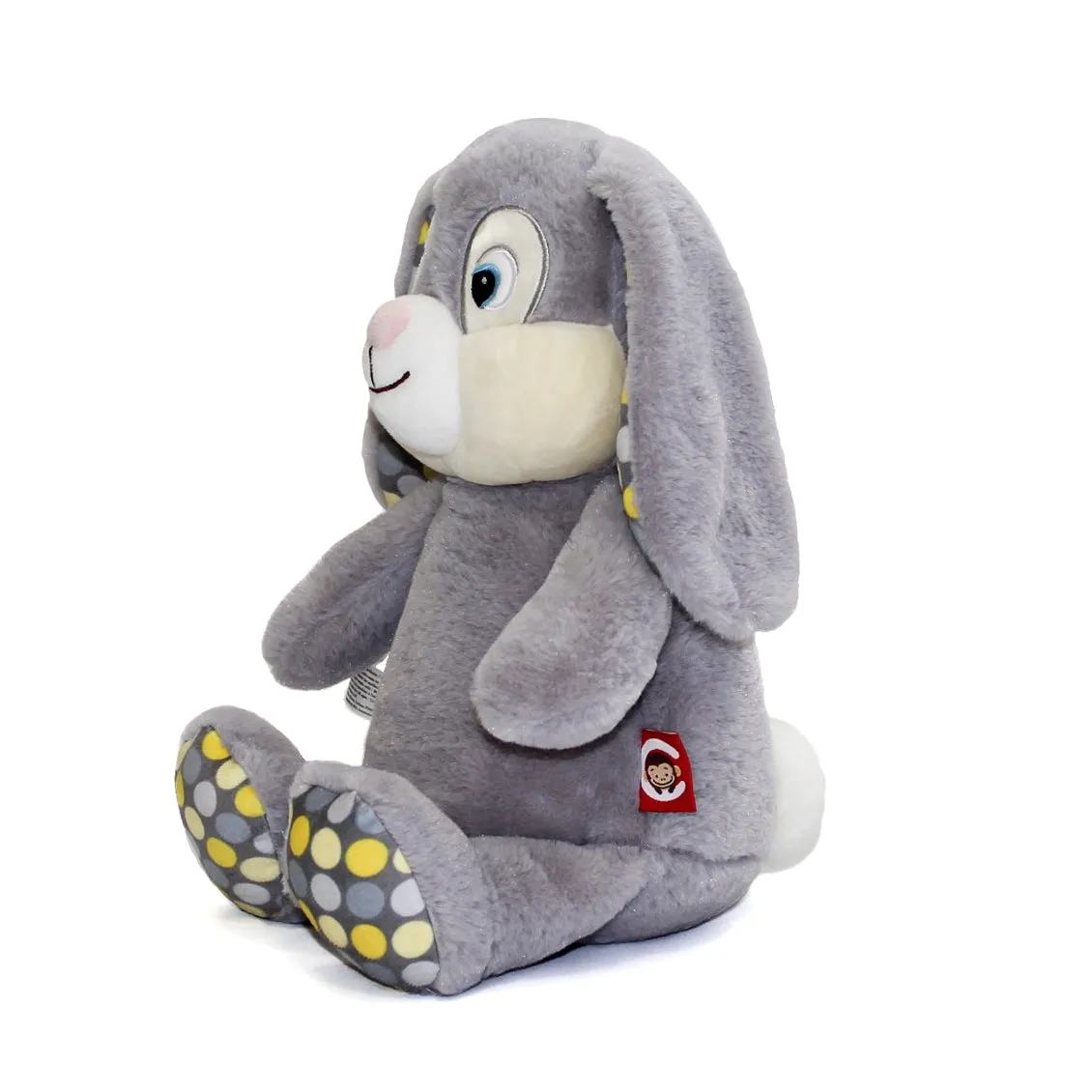 Grey Clovis Brampton personalised bunny rabbit teddy