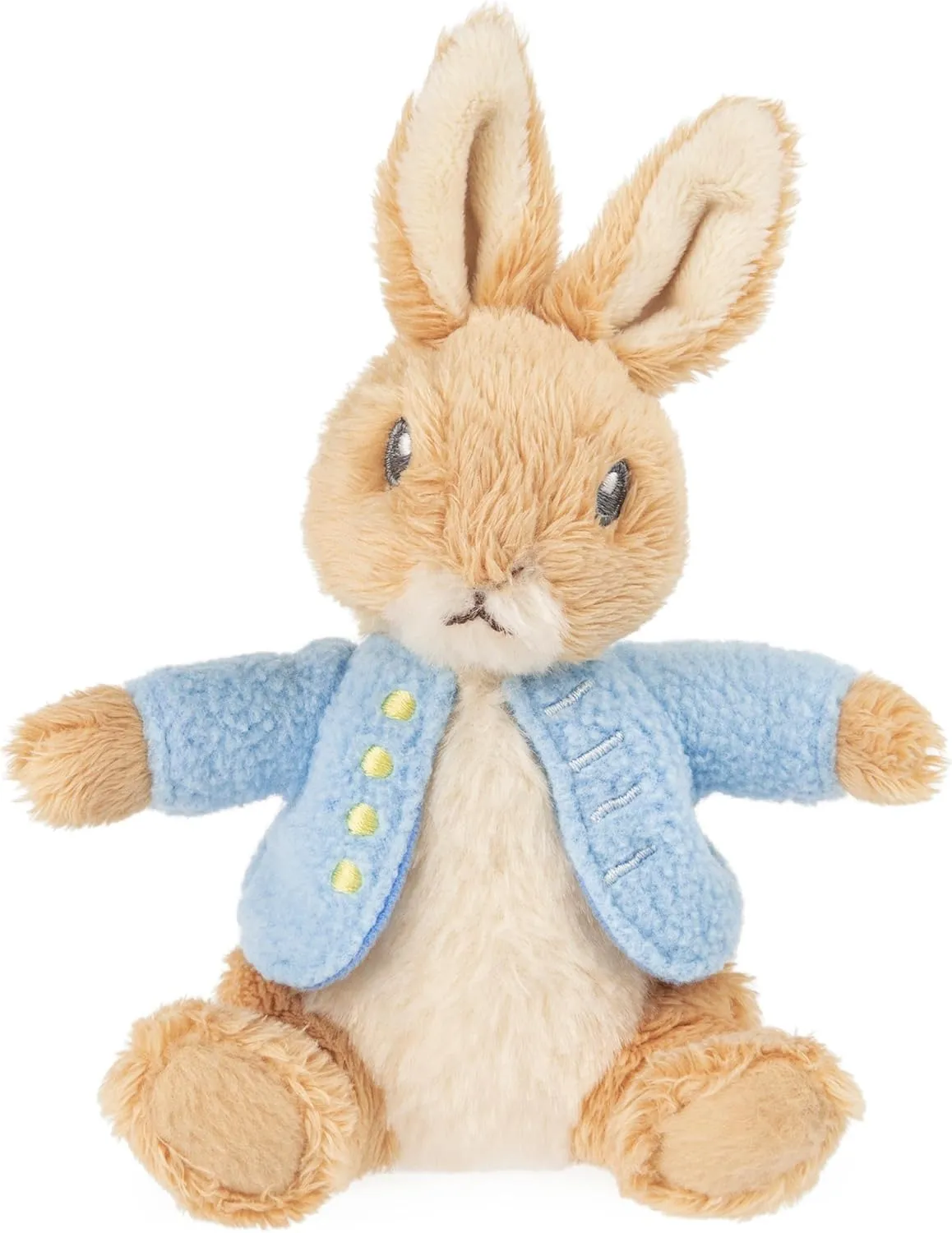 GUND Beatrix Potter Peter Rabbit Easter Basket Sensory Toy Playset, 4-Piece Plush Toy Playset for Ages 1 and Up, 8.5”