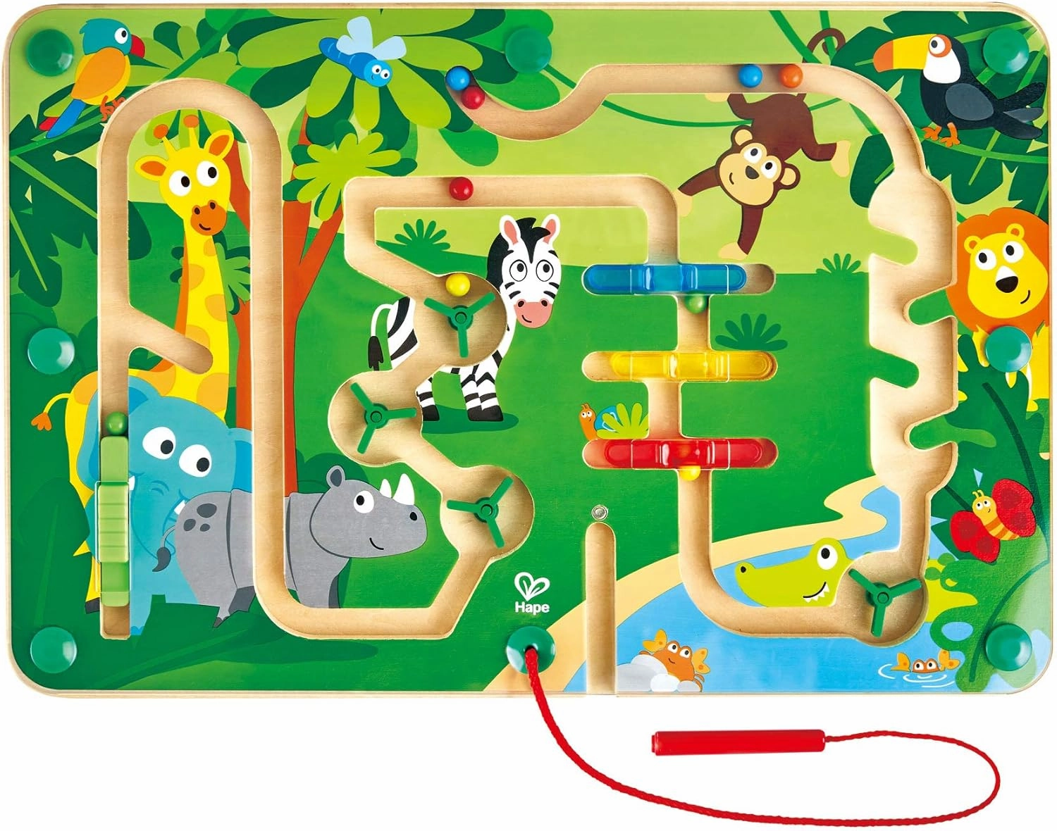 Hape Wooden Jungle Magnetic Maze