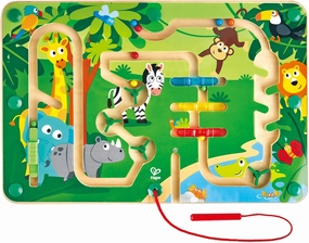 Hape Wooden Jungle Magnetic Maze
