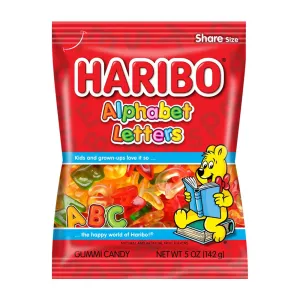 Haribo Gummi Alphabet Letters - 5 oz