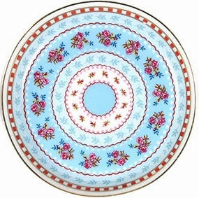 Heritage Lace 51.013.005 4 in. Pip Studio Tea Tip Dinnerware Set - Blue, 4 Piece