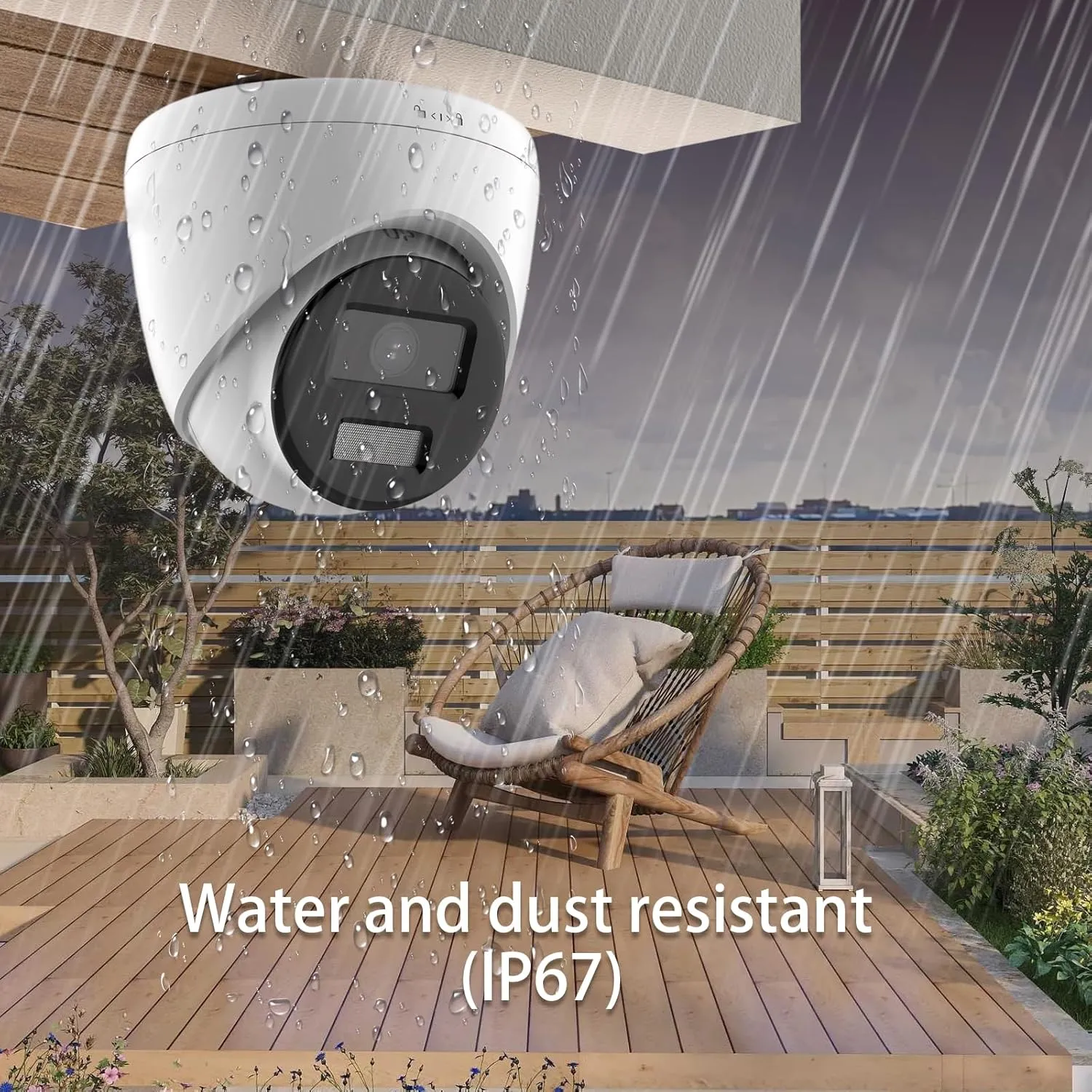 Hikvision IP Camera Outdoor DS-2CD1347G2-LUF 2.8mm Lens 4MP MD 2.0 Fixed Turret Network PoE Security Camera 24/7 Colorful Surveillance Cameras Original International Version