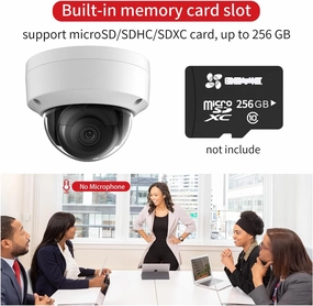 Hikvision 8MP(4K) DS-2CD2183G2-I 2.8mm IR Fixed Dome Network Camera POE IP67 H.265  English Version IP Camera