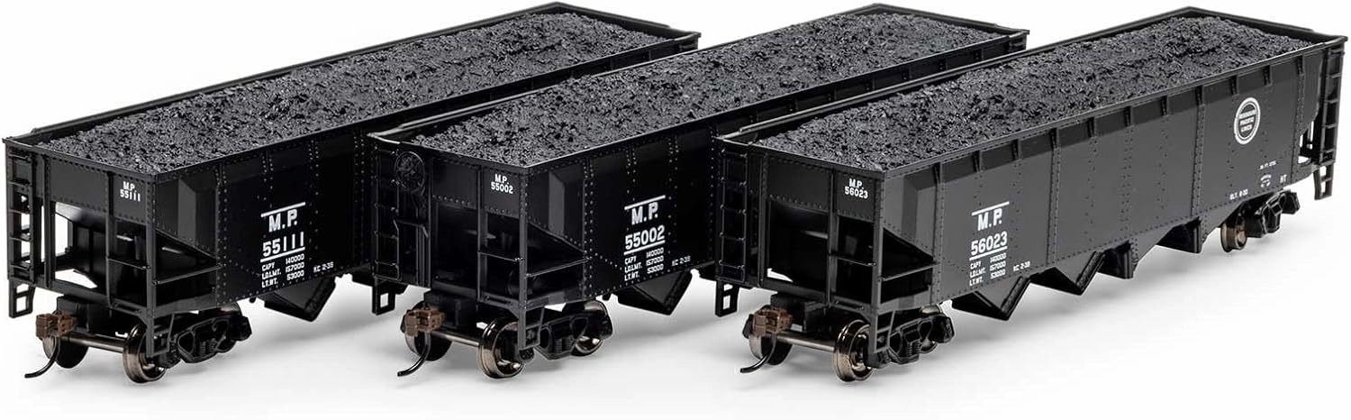 HO 40' 4-Bay Offset Hopper w/Load MP 3 RND88182 HO Rolling Stock