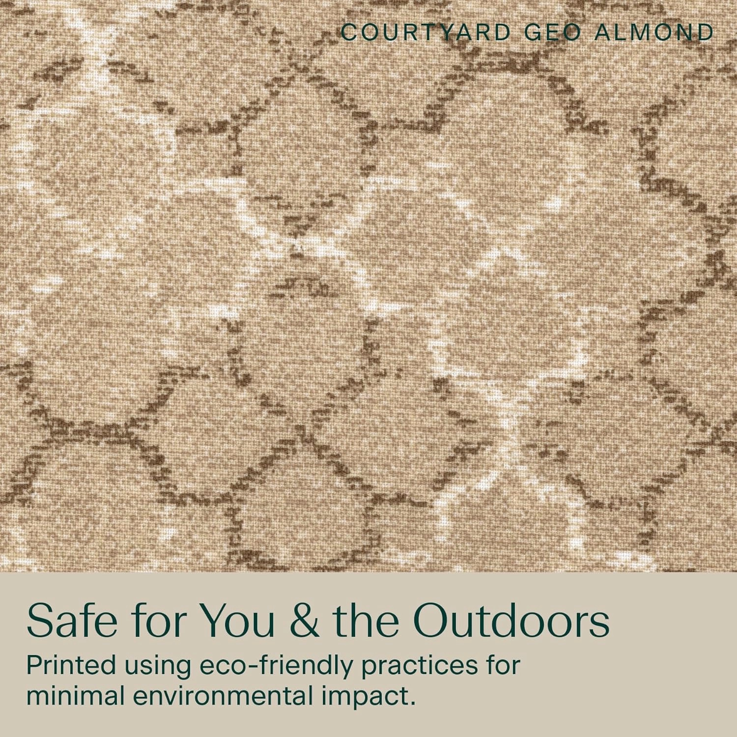 Honeycomb Outdoor Cushion Set 20" x 20", Courtyard Geo Dining Patio Cushions