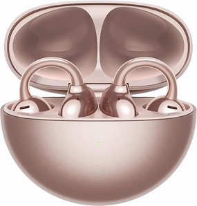 Huawei FreeClip Wireless Earbuds - Open Bluetooth Headphones, Durable Battery and AI Clear Sound - Lightweight in-Ear Headphones, IP54 Dustproof and Waterproof (Rose Gold)