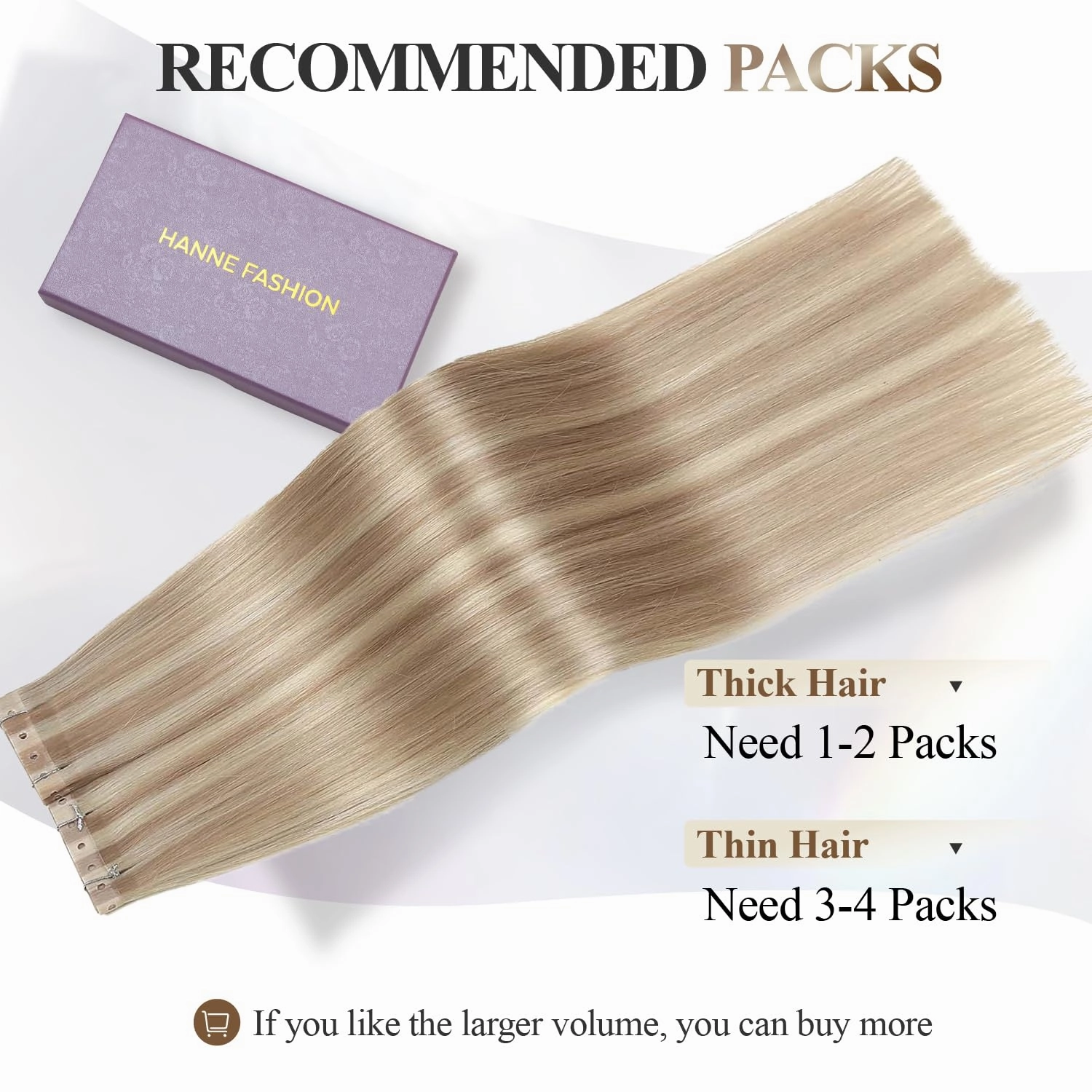 Human Hair Extensions Micro Ring PU Hair Extensions Glueless Remy Human Hair Extension with Holes Ash Blonde Highlight Blonde 18/613 Invisible Tape in Hair Extension for Women (30g 4Pcs,16 Inch)
