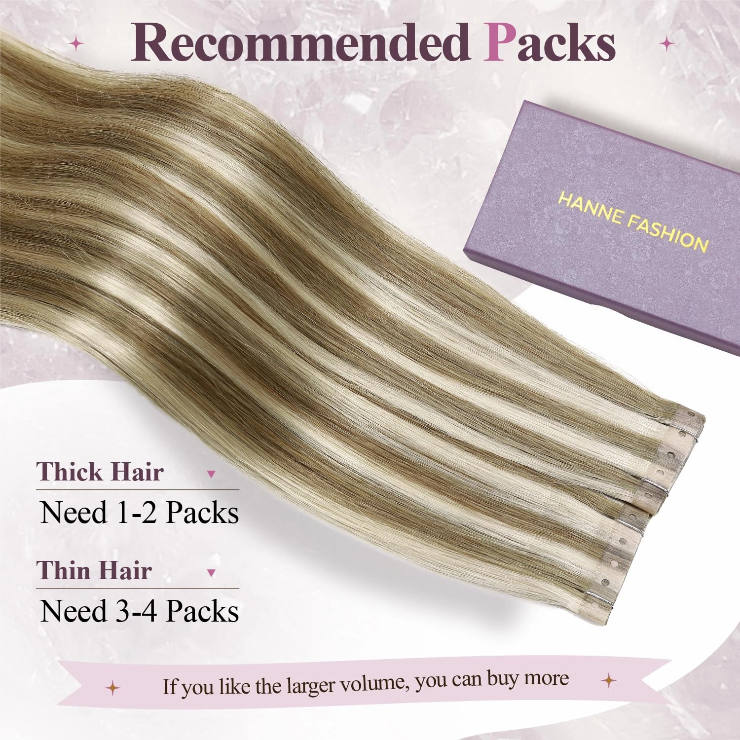 Human Hair Extensions Micro Ring PU Hair Extensions Glueless Remy Human Hair Extension with Holes Highlight Blonde 9A/P60 Invisible Tape in Hair Extension for Women (35g 4Pcs,16 Inch)