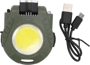 Hyuduo 500 Lm COB Flashlight Hands Magnetic Base for Repairing Emergency Fishing