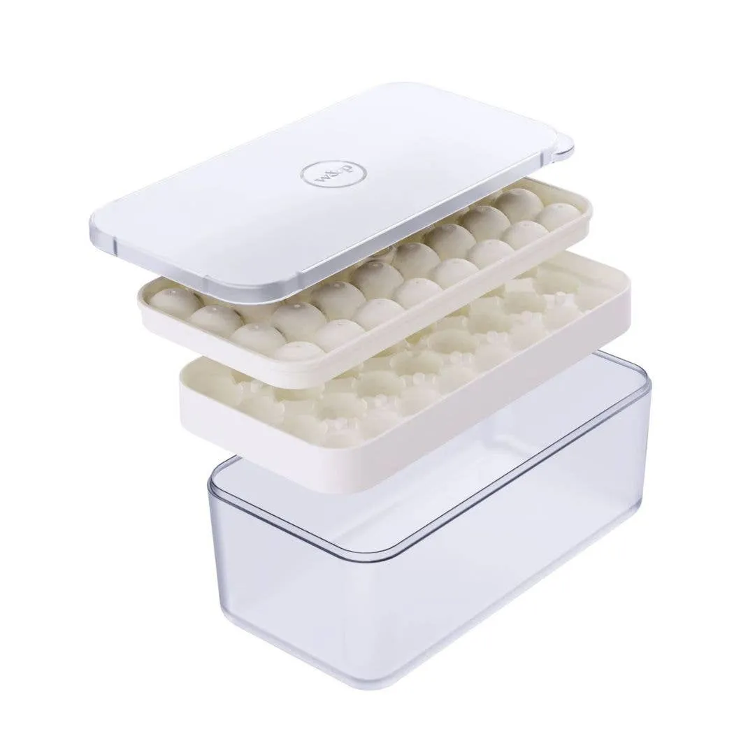 Ice Ball Box | Reusable Silicone Ice Tray & Ice Storage