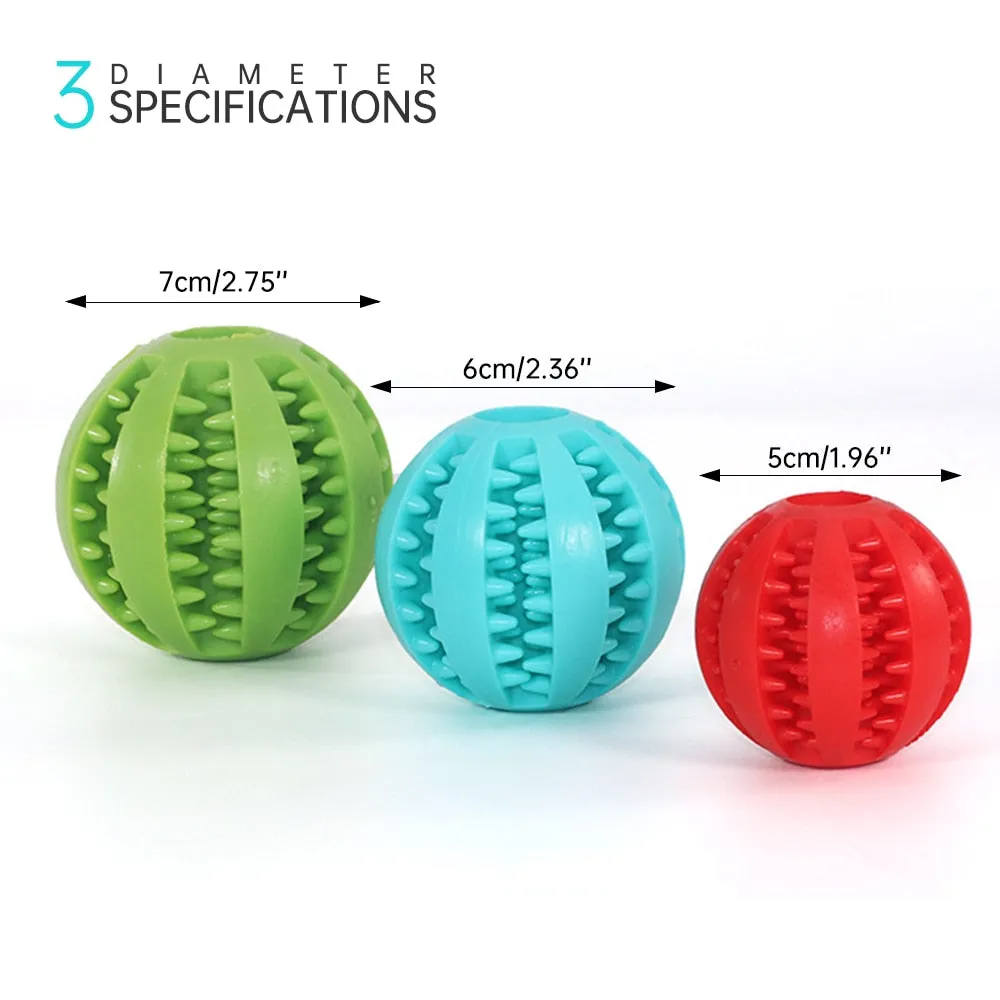 Interactive Rubber Food Ball
