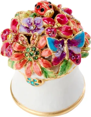 Jay Strongwater Cameryn Mini Bouquet Box - SDH7440-289