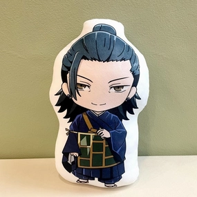 JJK Plush Figure Getō Suguru Throw Pillow 45cm Anime Soft Figure JJK Hug Pillow Cushion Home Sofa Decoration Collectible Gifts for Fans