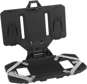 Jungle Leopard Plate Carrier Mobile Phone Rack Tactical Chest Rig Bag Map Case Admin Panel Airsoft Gear Molle Folded Phone Navigation Board(MB-03 BK)