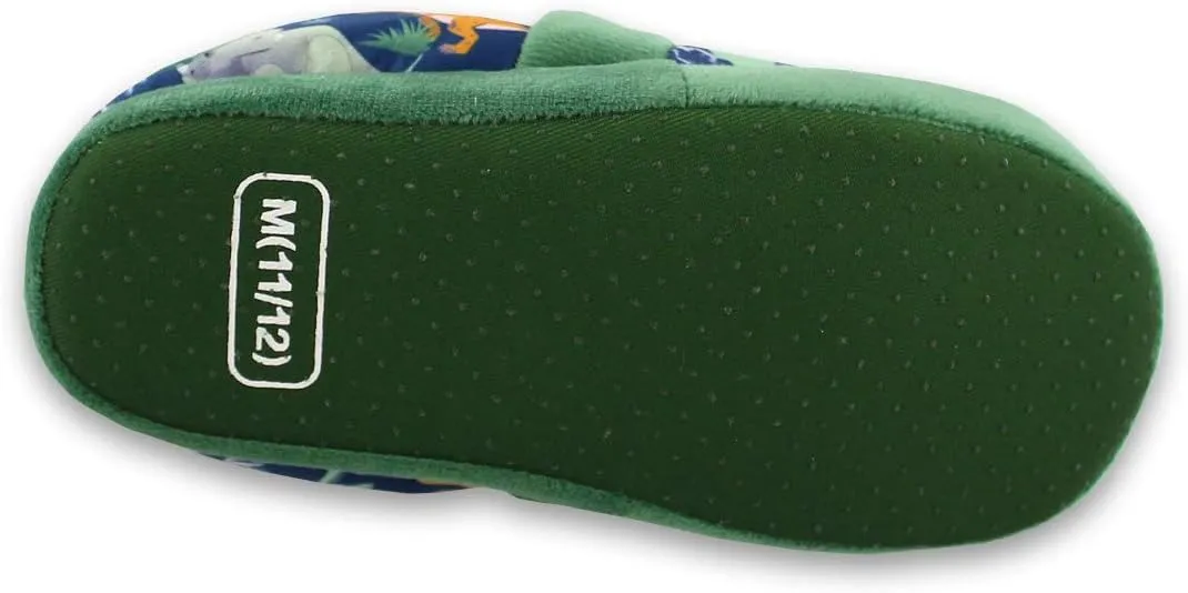 Jurassic World Dinosaur Boys Toddler Plush Aline Slippers