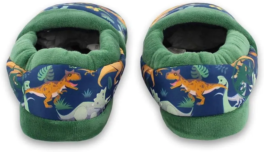 Jurassic World Dinosaur Boys Toddler Plush Aline Slippers