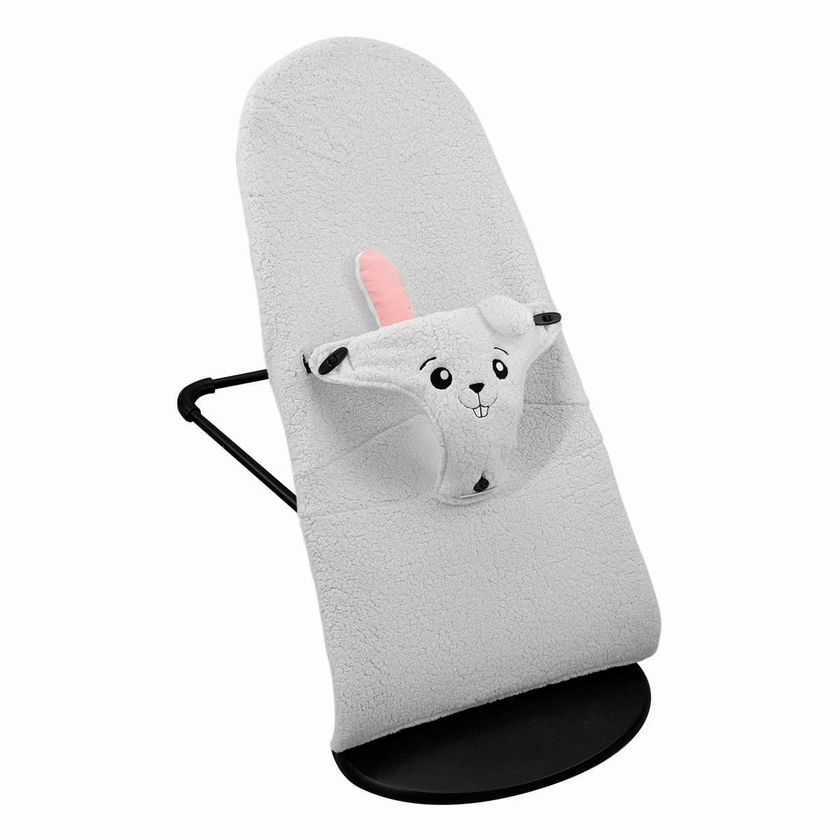 JYOKO Kids Cover Liner Compatible with Baby Bouncer Babybjorn Soft, Balance, Bliss and Mini (Fleece, Rabbit)