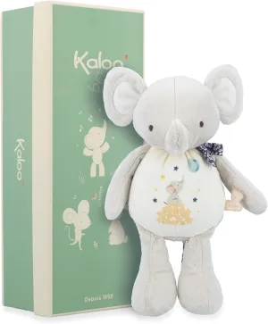 KALOO - Elephant Soft Toy - Baby Sleeping Toy - With Integrated Bell - 28 cm - Recycled Materials - Ideal Birth Gift - K210007