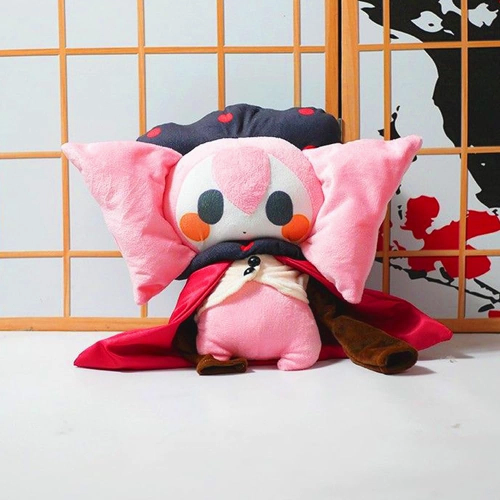 KanameMadoka Plush Kyuubey Plush Figure Anime Plushies Stuffed Throw Pillow Okashi no Majo Soft Doll Cushion Home Sofa Ornament Gifts for Fans