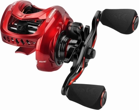 KastKing MegaJaws Elite Baitcasting Reels, Patented AMB System Eliminating Backlashes, Flipping Switch Function, 6.4oz Aluminum Frame Fishing Reel with Carbon Fiber Side Covers