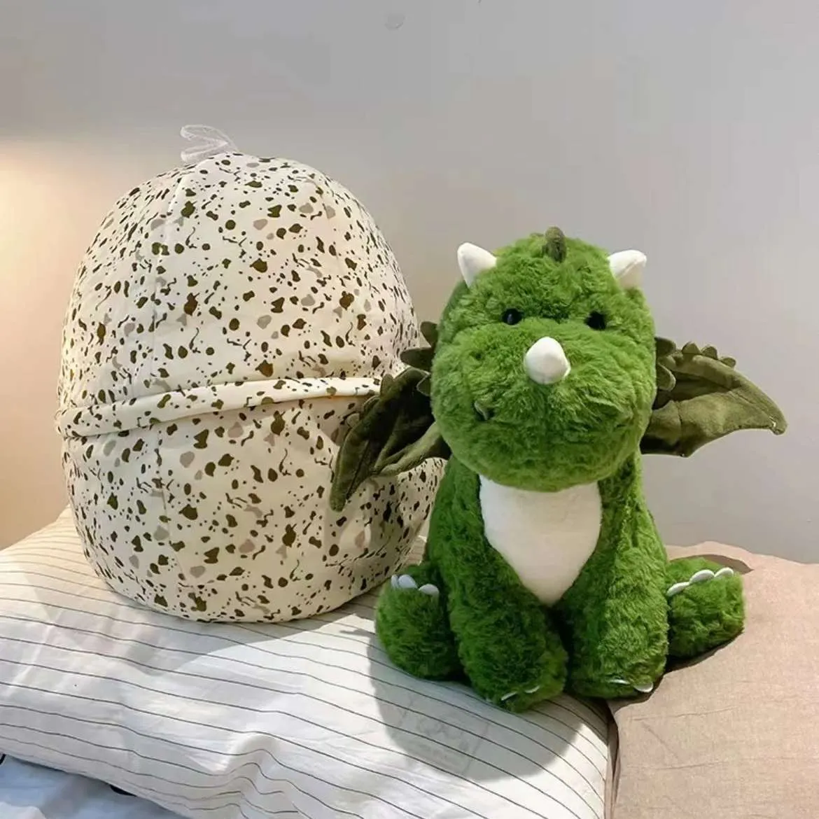 Kawaii Dinosaur and Egg Plush