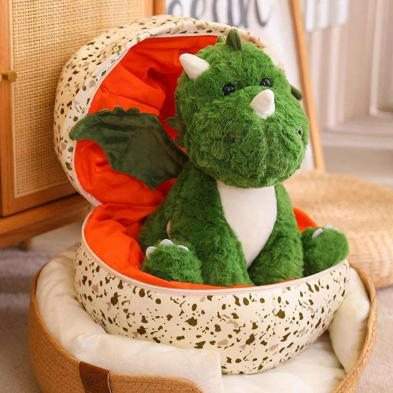 Kawaii Dinosaur and Egg Plush