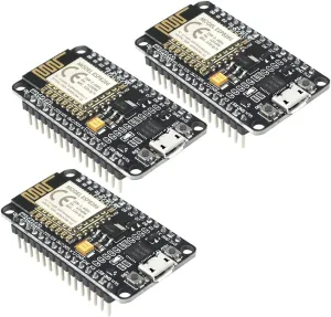 KeeYees 3pcs ESP8266 ESP-12E Development Board WiFi WLAN Wireless Module CP2102 for NodeMCU for ESP-12E for Arduino