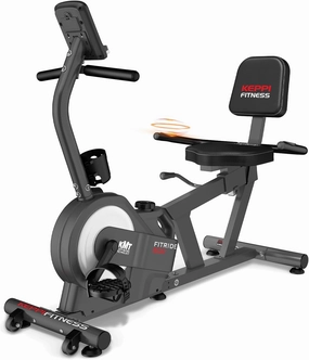 KeppiFitness Recumbent Exercise Bike, Recumbent Bike for Adults with Magnetic Resistance, Exercise Bike for Home 380LB Capacity, Cardio Stationary Bikes for Seniors with Pulse Sensor