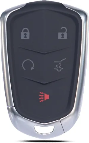 Key Fob Keyless Entry Fits for Cadillac XT4 XT5 XT6 2020 2021 2022 2023 Smart Remote Control Replacement FCC ID: HYQ2ES P/N:13522879 5 Button 433MHz