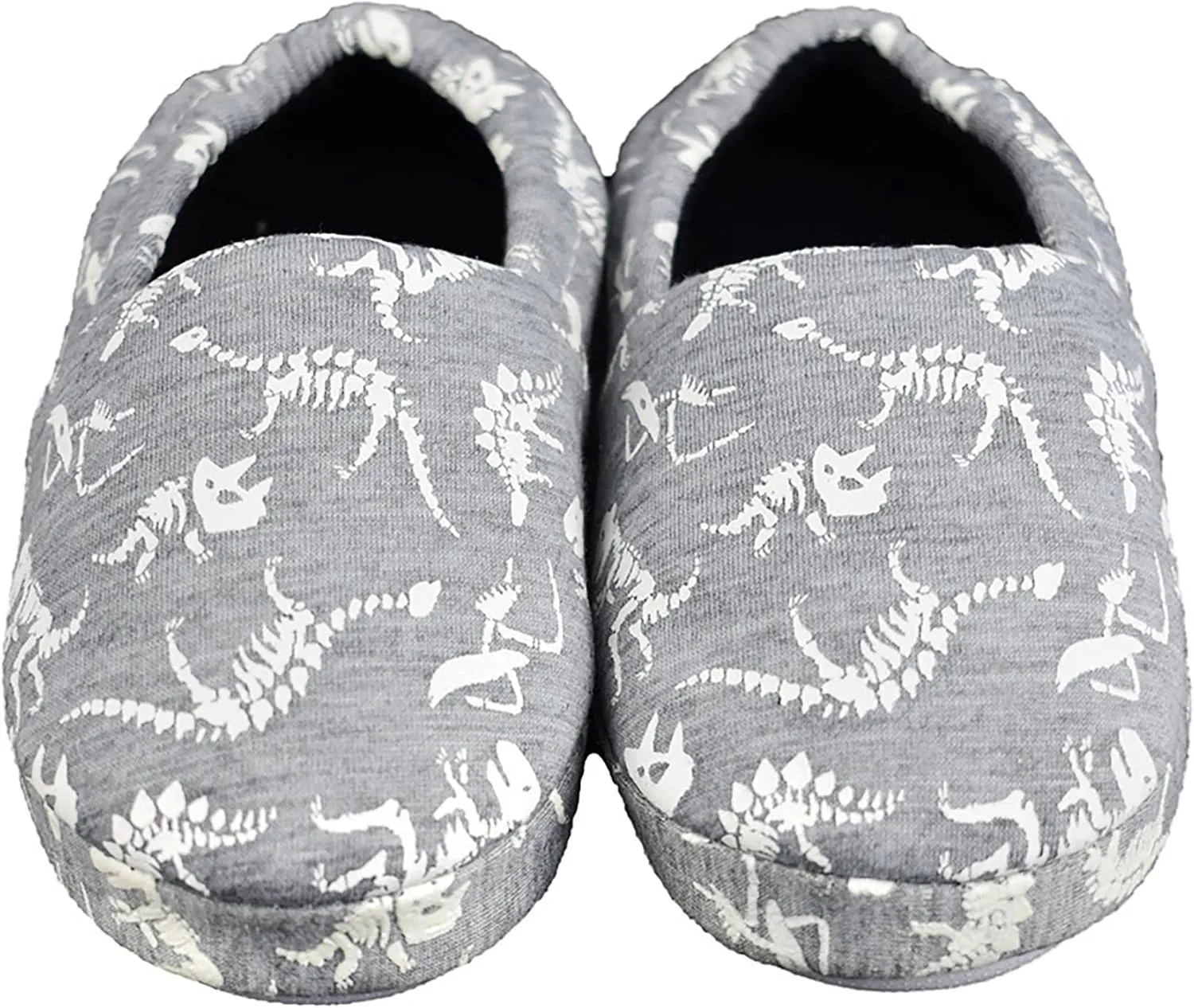 Kids Big Boys Warm Slippers with Soft Memory Foam Indoor Anti-Slip Cute Dinosaur Slippers