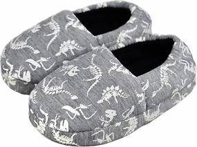 Kids Big Boys Warm Slippers with Soft Memory Foam Indoor Anti-Slip Cute Dinosaur Slippers