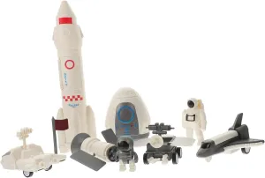 Kisangel 1Set Space Exploration Funny Rocket Playset for Educational Fun Bright