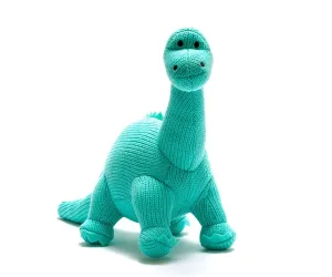 Knitted Diplodocus Ice Blue