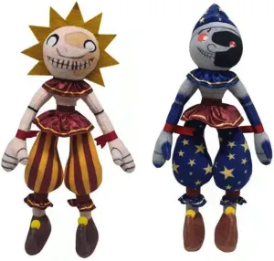 Ktveih Sun and Moon Plush Toy Set Stuffed Animal Doll Fan Made plushies for Boy Girl Plush Gift 2pcs